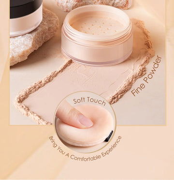 Colors Face Makeup Loose Powder / Brightening & Oil-Control / Long-Lasting Waterproof Mineral Setting Powder | Blossari