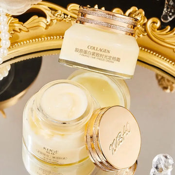Collagen Face Cream / Lifting & Firming Moisturizing Cream / Illuminating, Anti-Wrinkle & Fine Line Reduction / Skin Brightening | Blossari