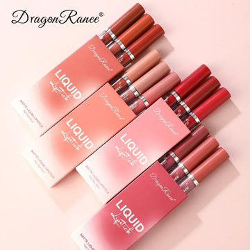 Liquid Lipstick Set (3 Pieces) – Long-Lasting Waterproof Matte Makeup for Women | Blossari