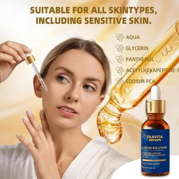 Anti-Wrinkle & Anti-Ageing Facial Serum / Deep Hydrating & Moisturizing Facial Essence | Blossari