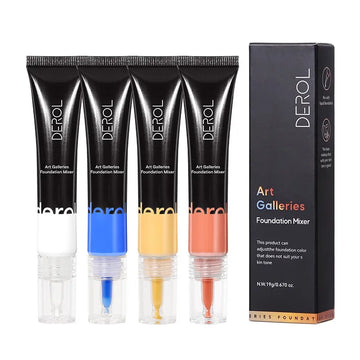 Colors Correction Makeup Base / Color Adjustment Pigment  Primer / White, Blue, Yellow & Orange Blend / Custom Shadow Mixer | Blossari