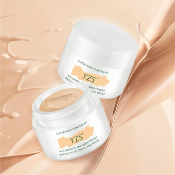 Three-Color Concealer Foundation That Fits Skin Tone, Full Coverage, Waterproof, Long-Lasting Coverage, Makeup | Blossari