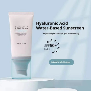 Skin Centella Sun Serum SPF50+ / Korean Skincare / Hyaluronic Acid UV Protection / Sensitive Skin Friendly | Blossari
