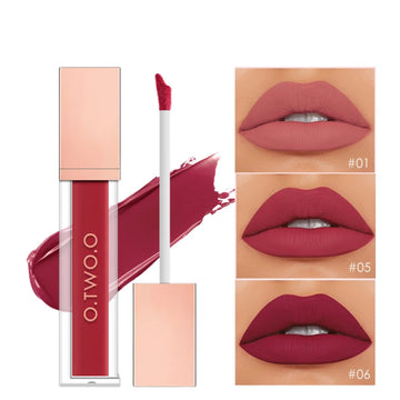 O.Two.O 12-Color Lip Gloss Set “ Matte Finish, Silky & Waterproof Proof | Long-Lasting Cosmetics| Blossari