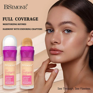 Eraser Concealer Liquid Foundation / Full Coverage & Brightening Makeup Base / Long-Lasting Smooth Finish | Blossari