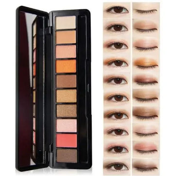 Fashion Eye Makeup Palette “ 10-Color Nude Shimmer & Matte Eyeshadow Set | Blossari