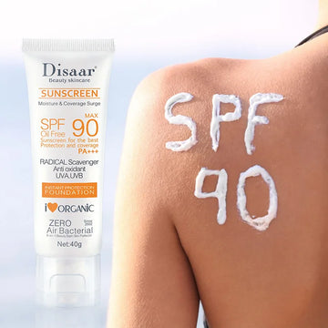 Facial & Body Sunscreen SPF 90+ / Waterproof UV Sun Cream / Sunblock & Skin Protective Cream / Anti-Sun Facial & Seaside Protection | Blossari