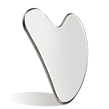 Stainless Steel Facial Gua Sha / Face Lifting & Massage Tool / Anti-Wrinkle, Skin Tightening & Cooling Cellulite Massager | Blossari