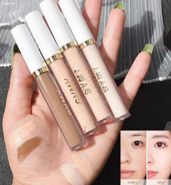 Liquid Foundation Cream Concealer / High Coverage Waterproof Makeup / Long-Lasting Moisturizing Contour for Flawless Skin | Blossari