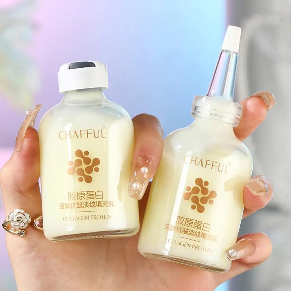 Collagen Face Serum / Facial Essence Liquid / Firming, Moisturizing & Nourishing Skin Care Lotion | Blossari