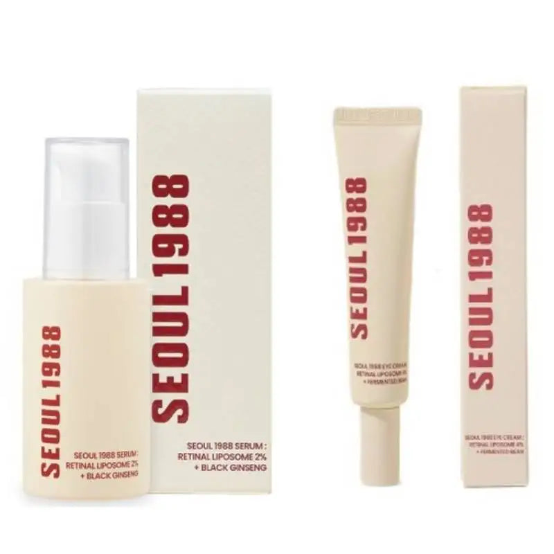 Korean 1988 Retinol Face Serum / Black Ginseng, Niacinamide & Vitamin C / Moisturizing, Firming & Anti-Aging Wrinkle Ampoule | Blossari