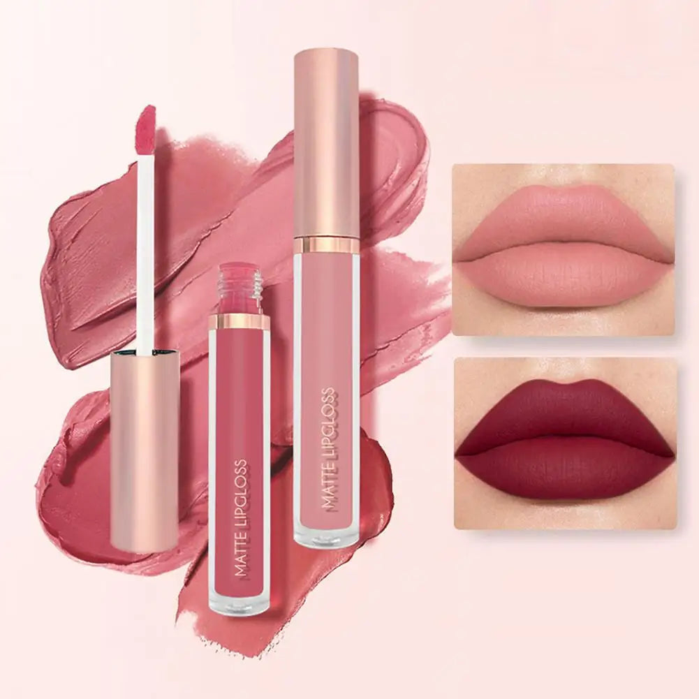 Matte Velvet Lipstick / Long-Lasting Moisturizing High-Pigment Lipsticks | Blossari