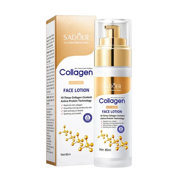 SADOER Collagen Facial Serum / Moisturizing Face Lotion & Emulsion / Oil Control & Water Replenishment Facial Essence | Blossari