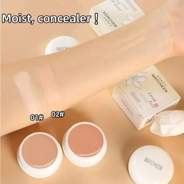 Concealer Foundation Cream / Full Coverage For Dark Circles, Spots & Acne / Waterproof, Long-Lasting, Moisturizing Makeup For Deep Skin Tone | Blossari