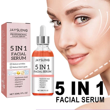 Facial Serum / Fine Line Fading, Firming & Pore-Shrinking / Moisturizing & Brightening / Vitamin C & Hyaluronic Acid | Blossari