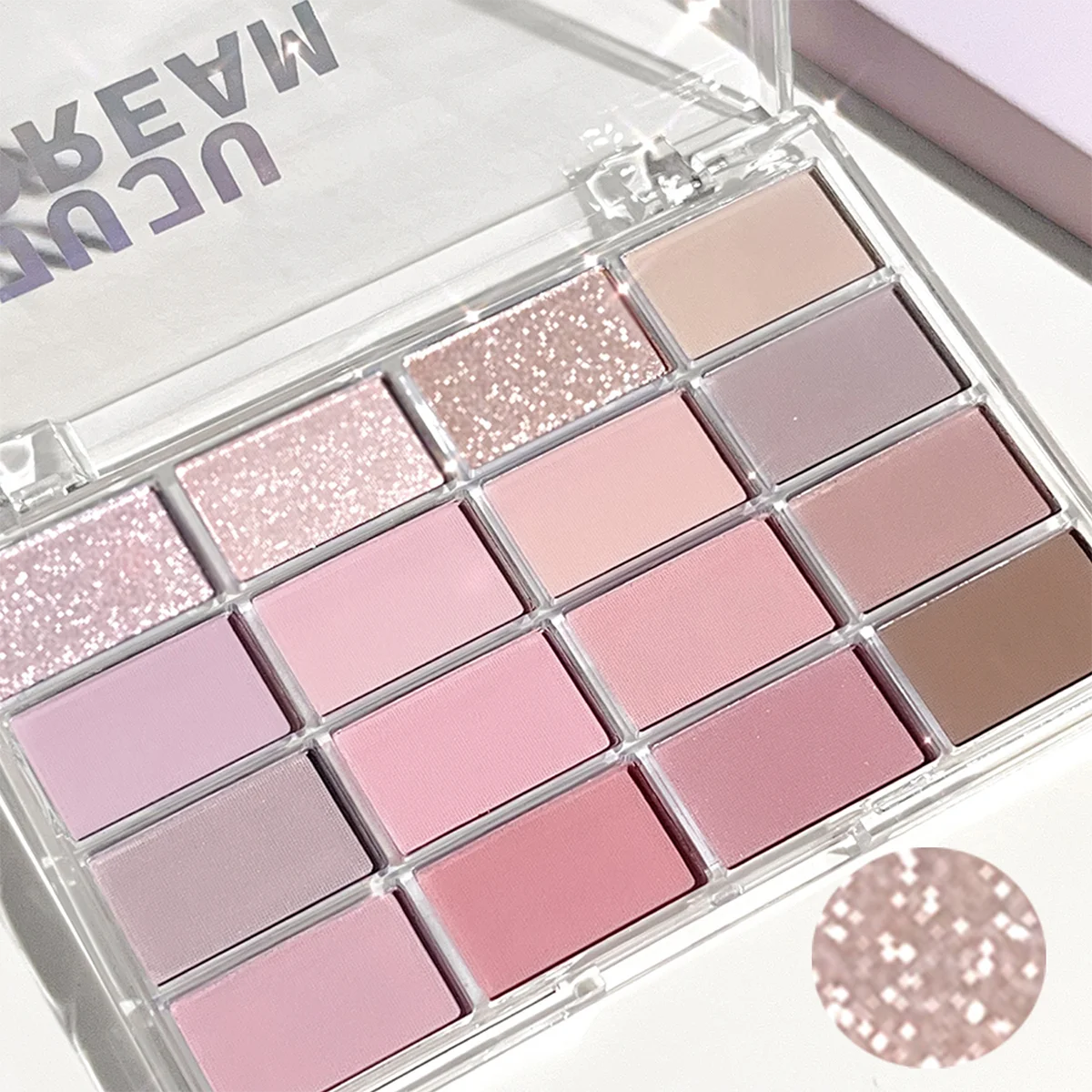 Color Eyeshadow Palette Matte & Shimmer – Nude Earth Tones, Silky Blendable Texture, Korean Style Natural Eye Makeup Look | Blossari