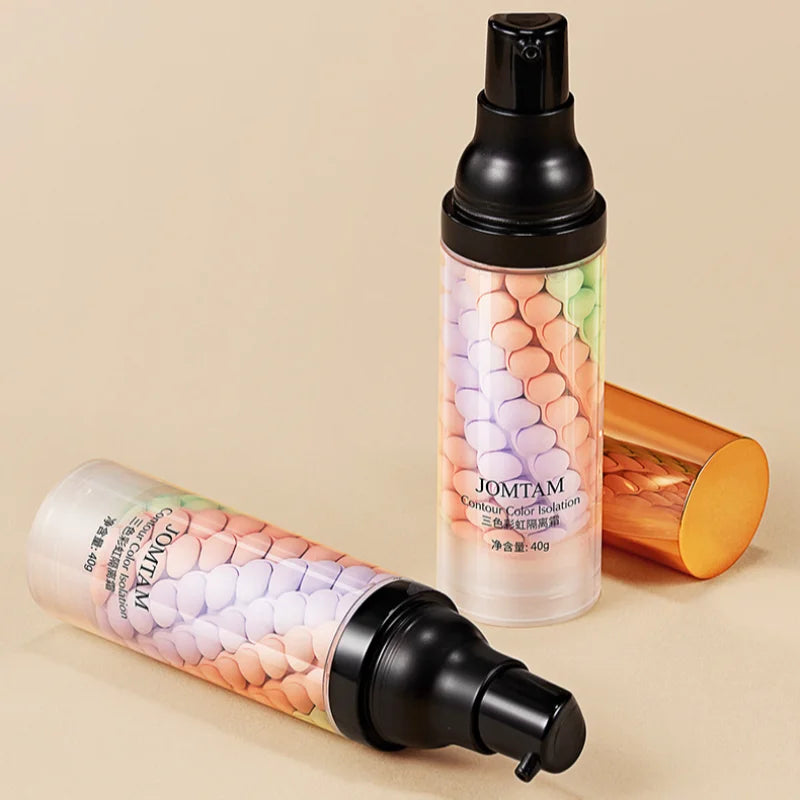 Face Makeup Primer “ Tri-Color Brightening & Waterproof Natural Makeup |Blossari